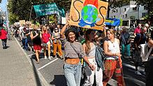 (Archivbild von 2023) Auch im vergangenen September haben Aktivisten und Unterstützer von Fridays for Future im Rahmen des globalen ...