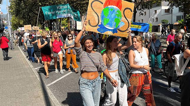 (Archivbild von 2023) Auch im vergangenen September haben Aktivisten und Unterstützer von Fridays for Future im Rahmen des globalen ...