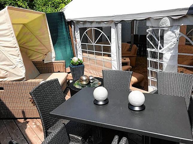 Gerade im Sommer beliebt: Die Terrasse.