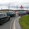 Bei der Kindlebildbrücke gibt es sogar schon um die Mittagszeit Rückstaus bis in den Kreisel.