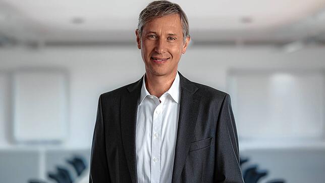 Thomas Regele, Geschäftsführer der Digitalagentur Sybit, die ihren Firmenhauptsitz im Jahrhundertbau hat.