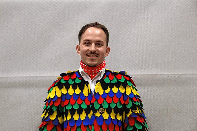 Maximilian Wagner im Surianer-Häs.