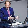 Alexander Graf Lambsdorff (FDP) bei seiner Rede zum Tagesordnungspunkt Nationale Sicherheitsstrategie im Bundestag in de vergangenen Woche.
