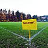 Im November sind die Sportplätze gesperrt.