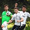 Sebastian Sauter (links) und die DJK Donaueschingen hatten gegen den Jeremias Fischerkeller (Mitte), Frederik Edbauer und den SV Aasen ...