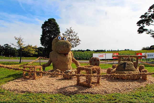 Yoshi mit Kart ist der künstlerische Beitrag der Landjugend Höchenschwand.