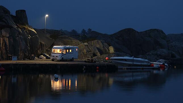 Mit dem Wohnmobild in Schweden. Bild: Stefan Hilser