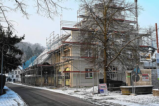 Das denkmalgeschützte Anwesen Wettenstraße 2 wird bei der Ortskernsanierung zum Gemeindehaus umgebaut. Bild: Herbert Schnäbele