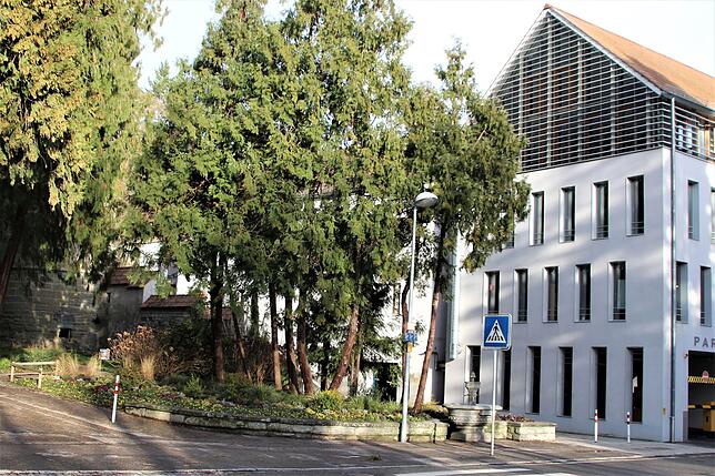 Heute Torhaus, früher Standort für das Grundtor. Hier spielten sich die geschichtsträchtigen blutigen Szenen ab.
