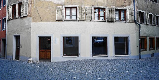 Inselgasse/Rheingasse im September.