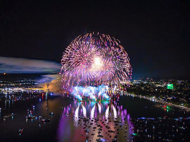 Bild 5: Seenachtfest Konstanz 2024: Die schönsten Fotos vom spektakulären Feuerwerk am Bodensee