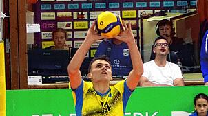 Der TSV Mimmenhausen (Philipp Hornung beim Zuspiel) muss sich am Sonntag bei den L.E. Volleys Leipzig beweisen.