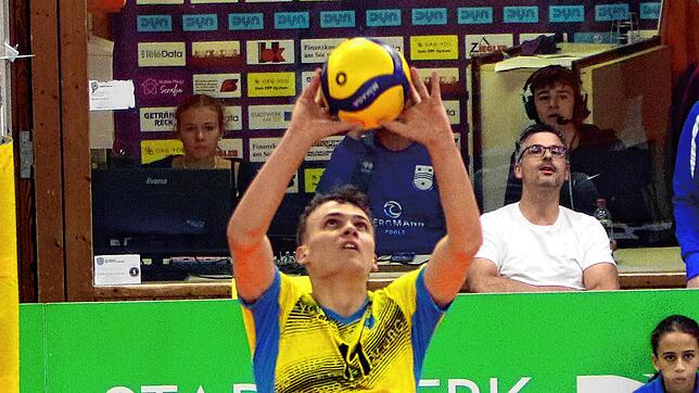 Der TSV Mimmenhausen (Philipp Hornung beim Zuspiel) muss sich am Sonntag bei den L.E. Volleys Leipzig beweisen.