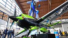 Die Luftfahrtmesse Aero, hier eine Aufnahme von 2019, wird 2020 nicht wie geplant am 1. April beginnen, sondern auf einen bislang ...