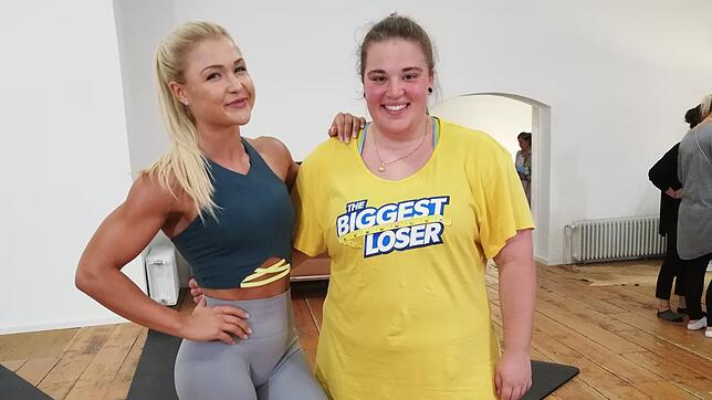 Bodybuilderin und Fitness-Bloggerin Sophia Thiel unterstützte Alina Kemp als Trainerin bei der TV-Show &bdquo;The Biggest Loser&ldquo;.