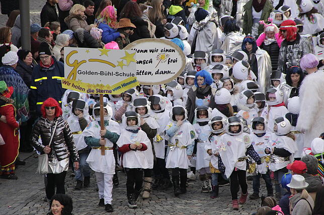Bild 28: Bilder vom großen Kinderumzug in VS-Villingen am Schmotzigen &ndash; Teil 1