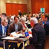 Tauschen sich bei der Jahrestagung des Landesfeuerwehrverbandes aus (von links): Kommandant Stefan Kienzler (Feuerwehr Gottmadingen), ...