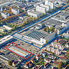 Aus der Vogelperspektive wird das Ausmaß sichtbar: Blau umrandet ist das Siemensareal, auf dem ein neues Stadtviertel entstehen soll. ...
