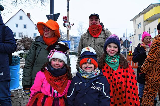 Bild 8: So bunt ist der Kinderumzug beim Dauchinger Narrentreffen