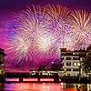 Das großes Feuerwerk in Zürich 2018. Es steigt auch in diesem Jahr in der Silvesternacht.