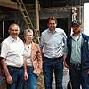 Auf dem Bild (von links): Andreas Deyer (Landwirt Altschorenhof), Norbert Lins (Vorsitzender Agrarausschuss Europaparlament), Andreas ...