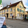Was folgt auf den Löwen in Wollmatingen? Derzeit sind drei einzelne Gebäude geplant; das oben im Plan steht an der Stelle des ...