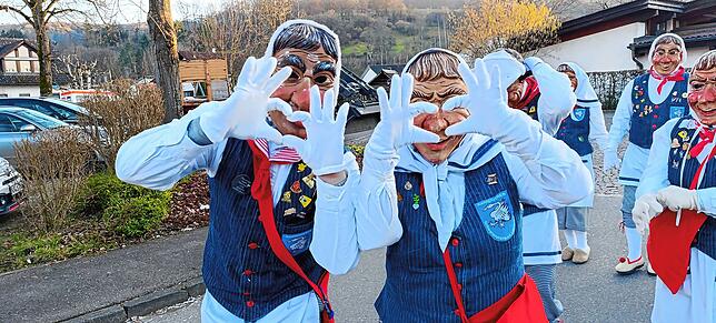 Bild 30: So schön war die gemeinsame Straßenfasnet in Oberlauchringen