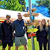 Sie sorgen für die Organisation der Aktion Ferienspiele: Dennis Wagner, Niklas Uhl, Ben Schafheutle, Jessica Seifried, Sophie Zimmermann ...