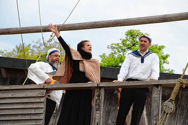 Bild 21: Freilichttheater Riedern am Wald kann starten