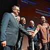 Oberbürgermeister Jürgen Roth, CDU-Bundestagsabgeordneter Thorsten Frei, Kabarettist Christoph Sieber, ProKids-Initiator Joachim Spitz ...