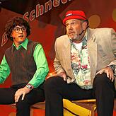 Wieder ein Parade-Sketch von und mit Simon Zachenbacher (links) und Axel Zunker.
