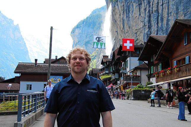 Thomas Durrer leitet das Tourismusbüro in Lauterbrunnen seit 10 Jahren.