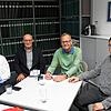 Zum Redaktionsgespräch beim SÜDKURIER kommen vier Vertreter der Gemeinderatsfraktion der Freien Liste, von links Sascha Engel, der ...