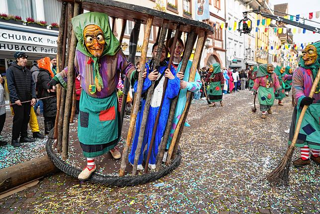Bild 14: Narren, Kostüme und Stimmung: Die Highlights des Narrentreffens in Waldshut in Bildern