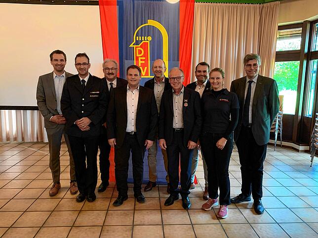 Bürgermeister (von links): Tobias Gantert (Ühlingen-Birkendorf), Christian Dröse (Herrischried), Thomas Kaiser (Häusern), Dominic Böhler ...