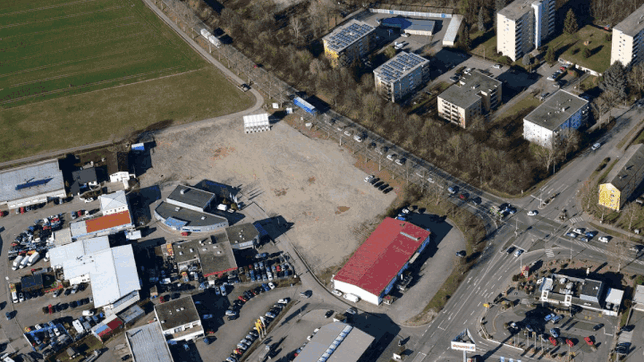 Von Brache zu Neubau: So hat sich das Kestenholz-Areal in den Jahren 2019, 2021 und 2022 verändert .