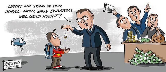Bild 36: Die Karikatur der Woche: Reagenz verwechselt?