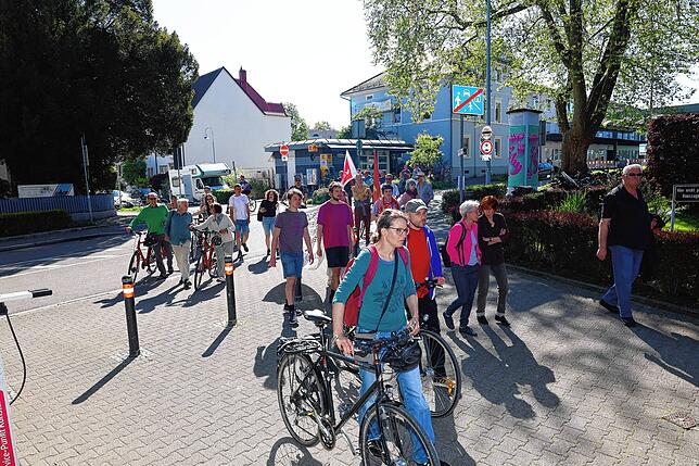 Bild 21: Gemeinsamer Protest am 1. Mai: So gingen Konstanzer und Kreuzlinger auf die Straße