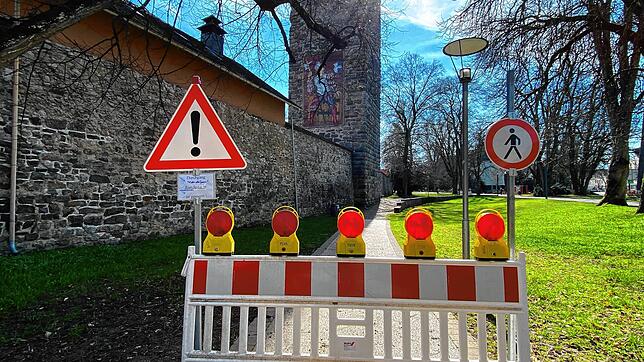 Derzeit kein Durchkommen: Die beliebte Abkürzung in die Innenstadt ist gesperrt.