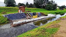 Die Pegelanlage in Menningen für die Ablach wird umgebaut. Außerdem die Anlage am Andelsbach in Bittelschieß.