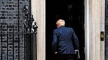 Das war&lsquo;s: Großbritanniens Premierminister Boris Johnson nach der Ankündigung seines Rücktritts.