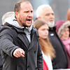 Steffen Keller, Trainer des FC Bodman-Ludwigshafen, muss sich trotz starker Leistung seiner Mannschaft in der zweiten Hälfte, dem TSV ...