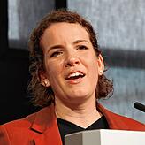 Lina Seitzl, SPD-Bundestagsabgeordnete und Kreisvorsitzende der Partei.