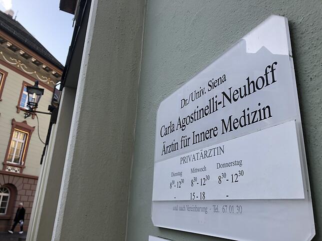 Carla Agostinelli-Neuhoffs Praxis in der Tiengener Hautpstraße schließt zum 31. Dezember 2019.