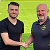 Nachfolger gefunden: Philipp Lenz (links) übernimmt, zur Freude des 1. Vorsitzenden Jürgen Simon im Sommer das Traineramt beim VfR ...