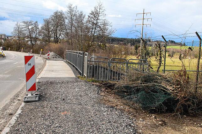 Für mehr Sicherheit für Fahrradfahrer und Fußgänger wird neben der Straßenbrücke, die über die Brigach führt, in den kommenden Monaten ...
