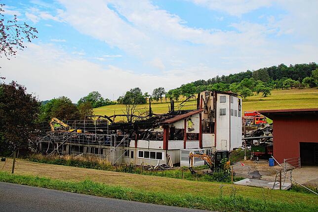 Der Betrieb am Ortseingang von Stühlingen-Mauchen wurde komplett zerstört