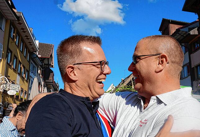 Bild 28: Tolle Stimmung, cooler Bock: Bilder von der Bocktaufe