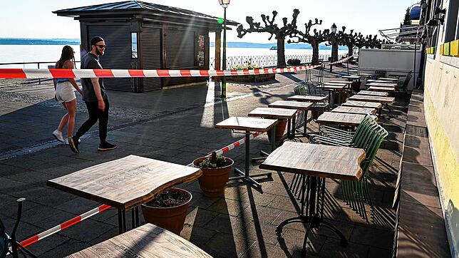 Ein Bild aus Meersburg, entstanden an Ostern 2020. So ähnlich wird es auch dieses Jahr aussehen &ndash; zu Ostern verordnet die Politik ...