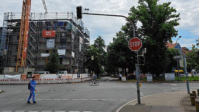 (Archivbild) An dieser Kreuzung auf der Max-Stromeyer-Straße Ecke Schneckenburgstraße kommt es am Mittwochabend, 31. Juli, zu einem ...